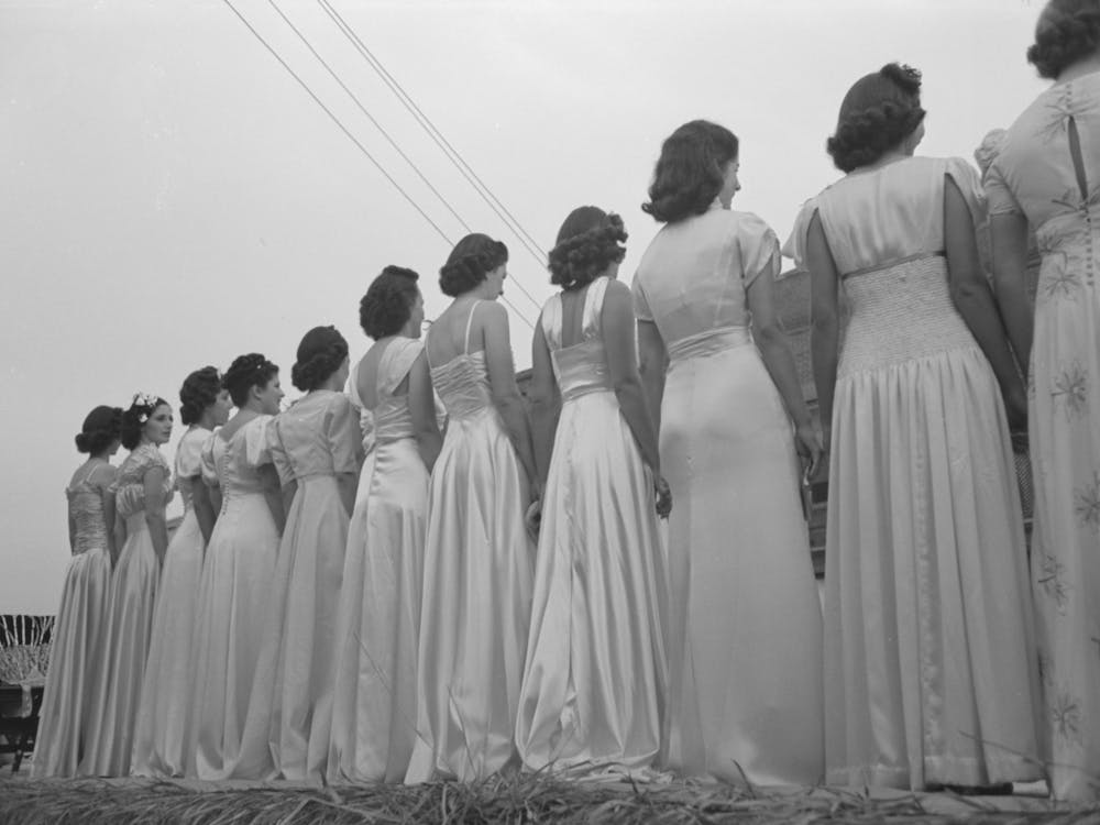 Princesses, National Rice Festival, Crowley, Louisiana By Russell Lee