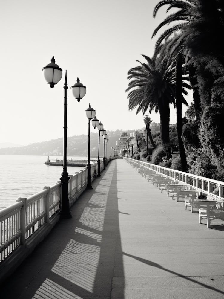 Santa Margherita Ligure, Italy, Black And White Photography 2