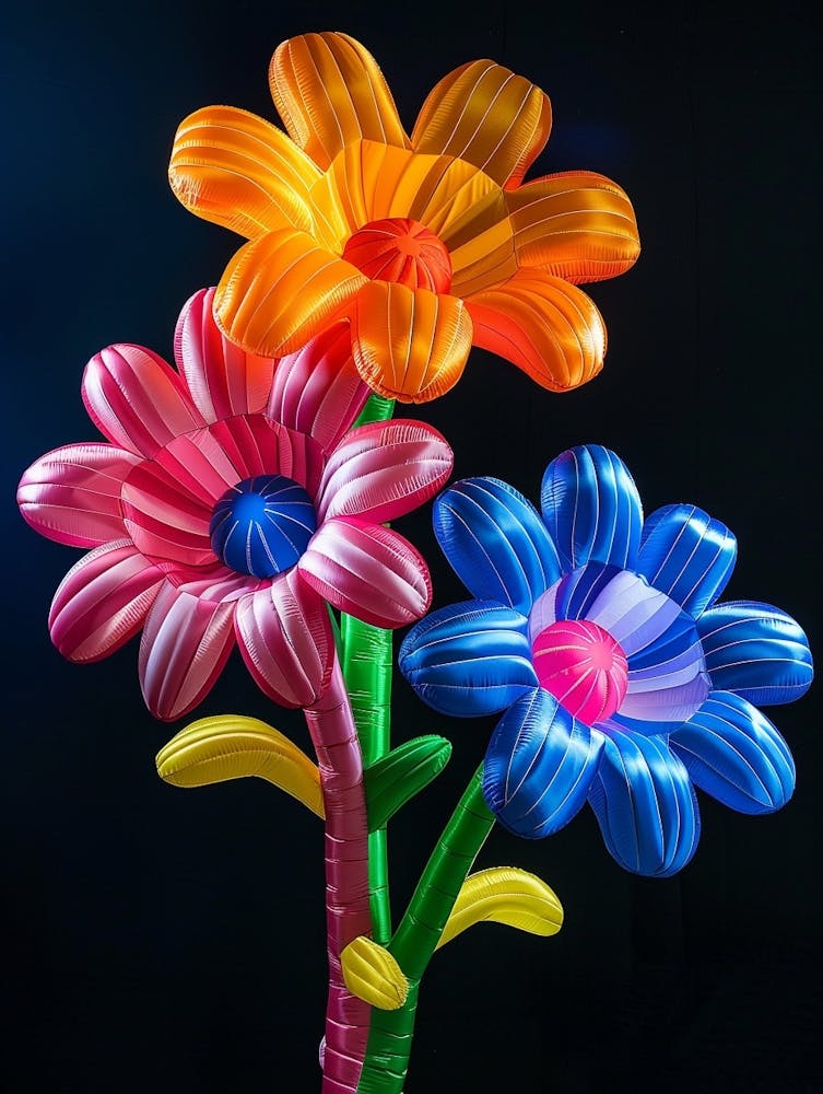 Bright Inflatable Flowers Cineraria 3