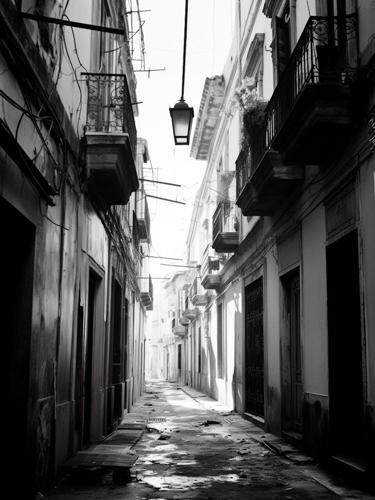 Palermo, Italy, Black And White Photography 3