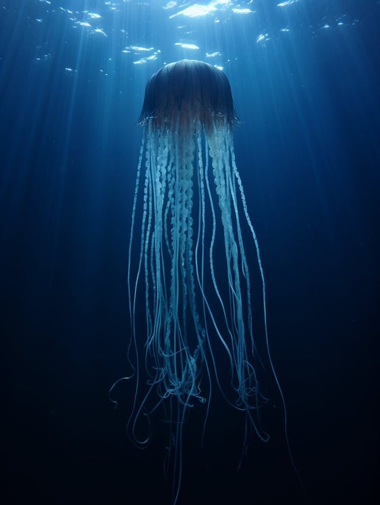 Box Jellyfish Ocean Realistic 1