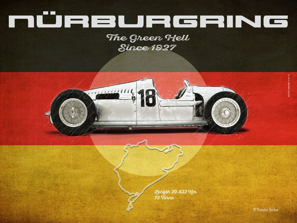 Nürburgring Auto Union Landscape