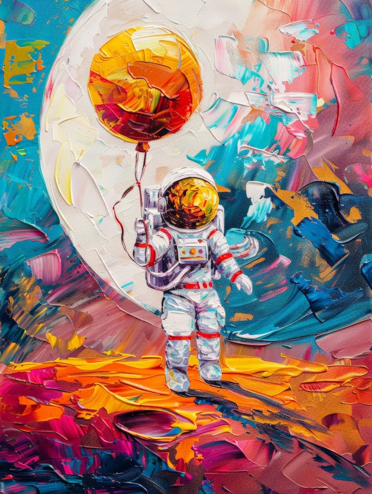 Astronaut On The Moon