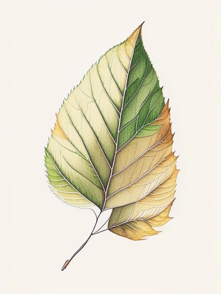 Birch Leaf Warm Tones 2