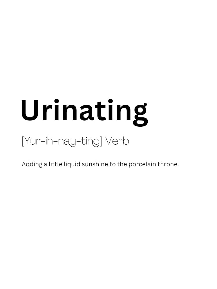 Urinating Definition Meaning