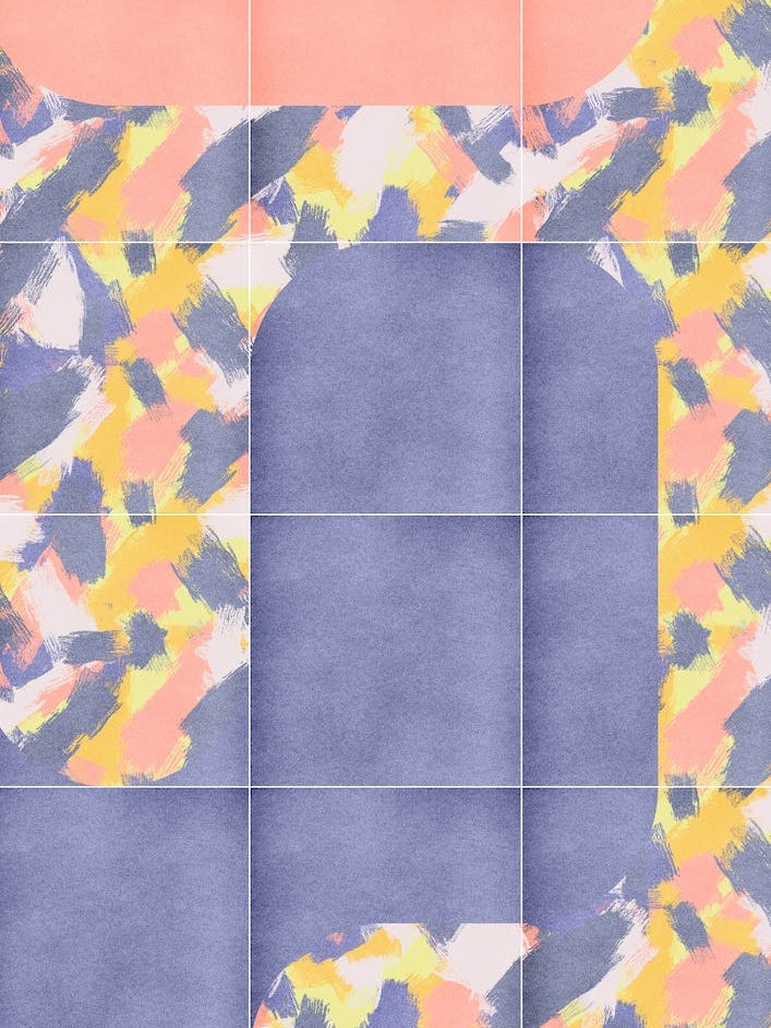 Messy Painted Tiles 02