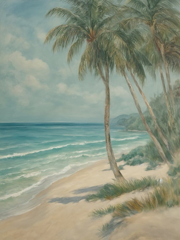 Palm Trees On The Beach no2