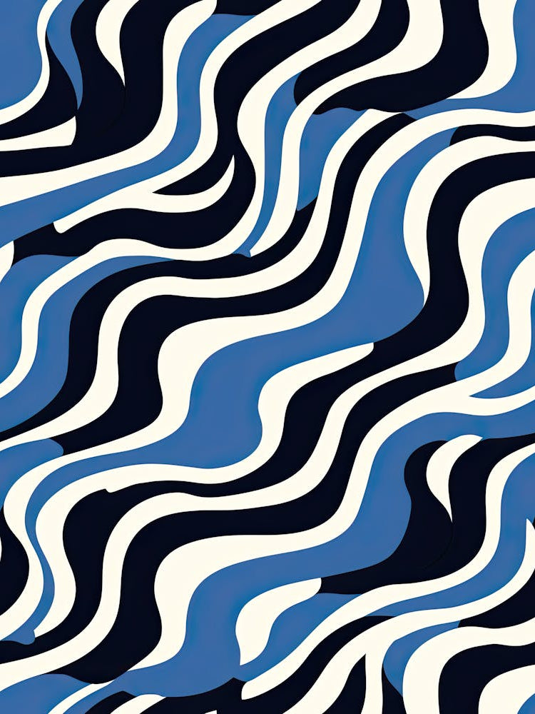 Zebra Pattern, Matisse style