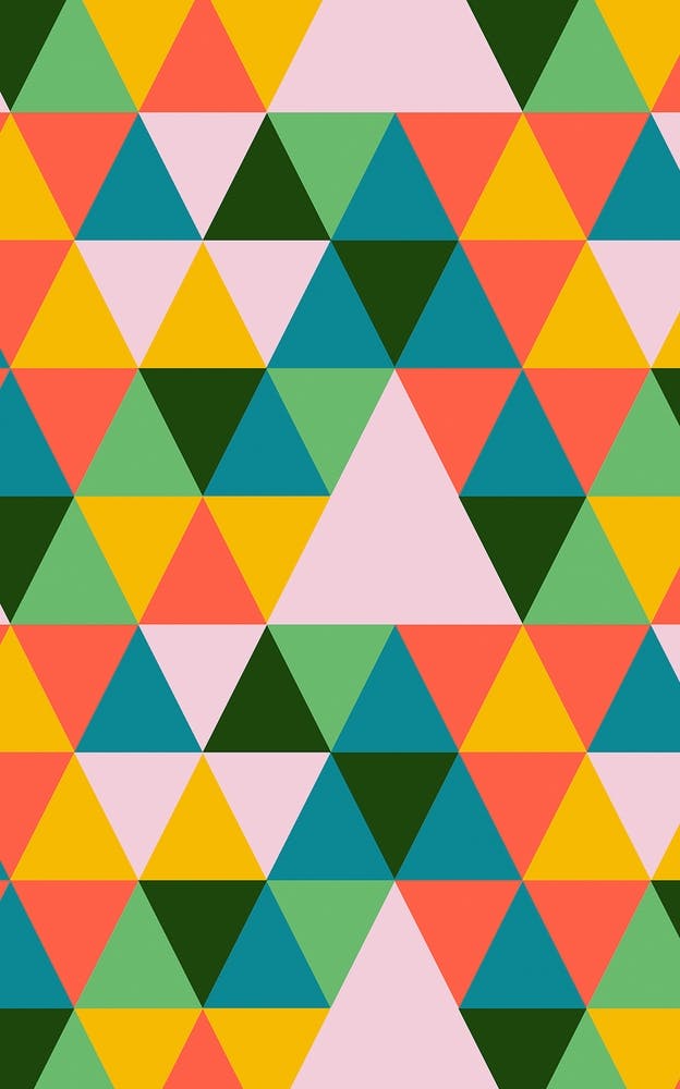 Triangles 2020 Green Orange Yellow