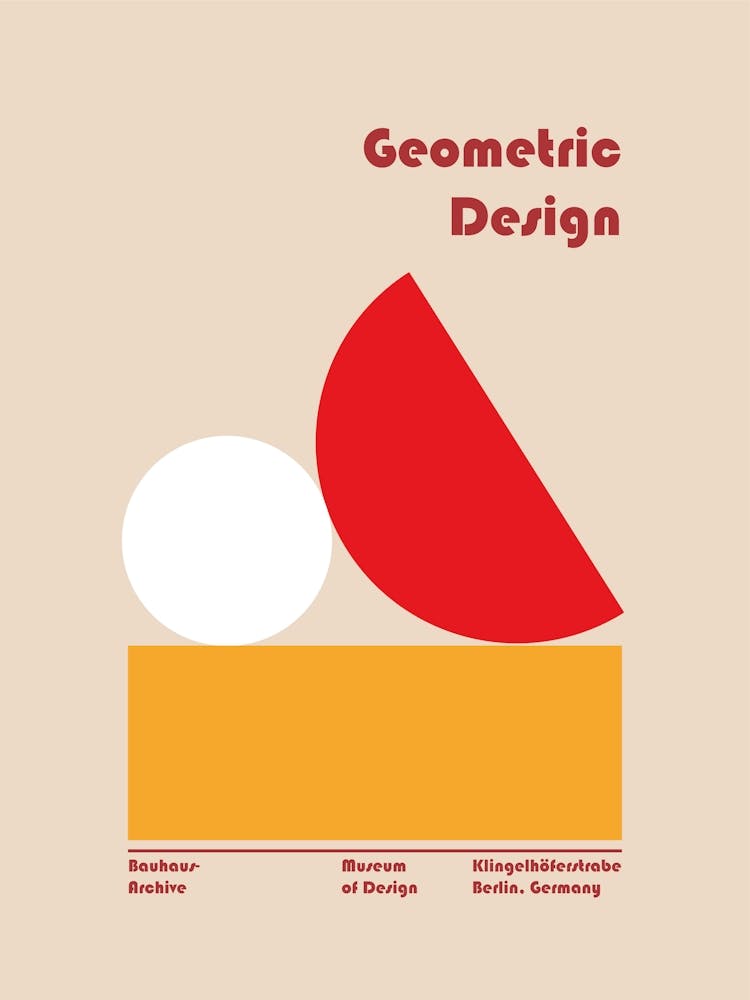 Geometrische Design-Drucke