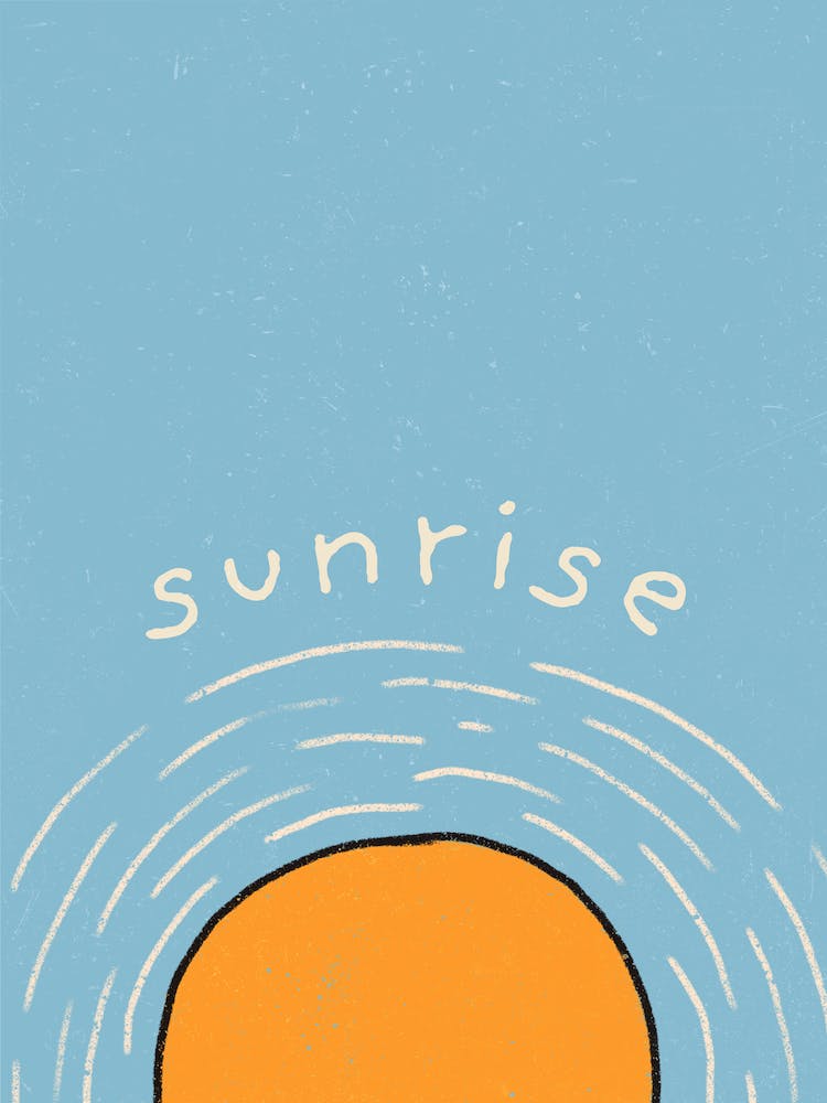 Sunrise In Blue Skies