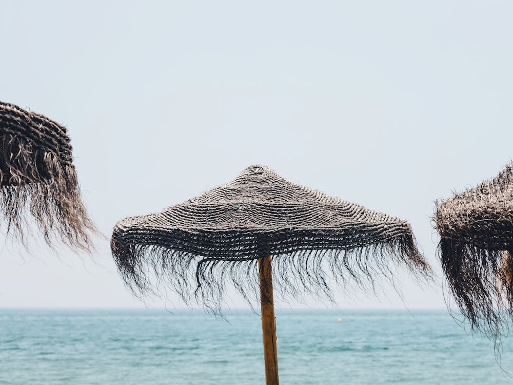 Straw Beach Umbrellas
