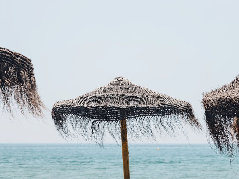 Straw Beach Umbrellas