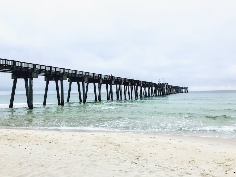 Pier Over Open Ocean