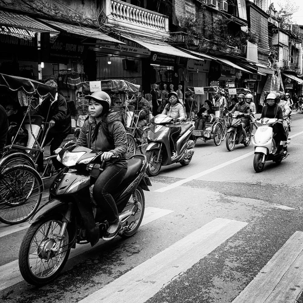 Hanoi in Bewegung - Quadrat