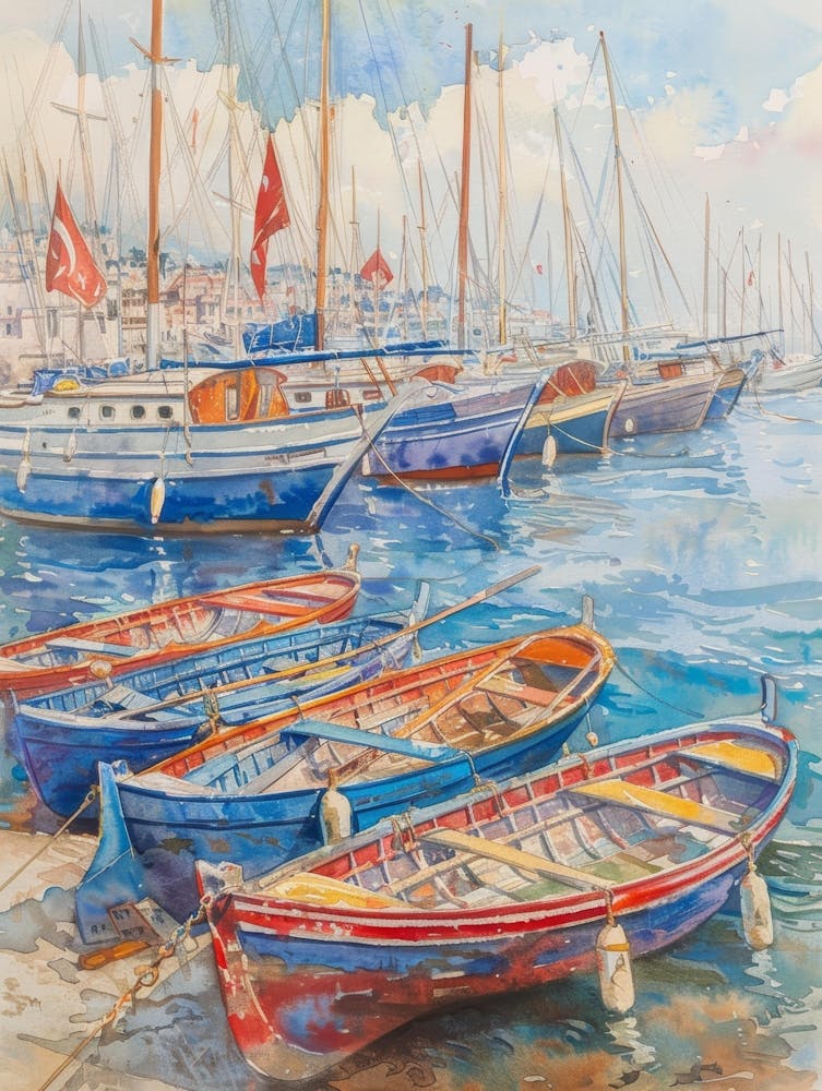 Boats In The Harbor 9