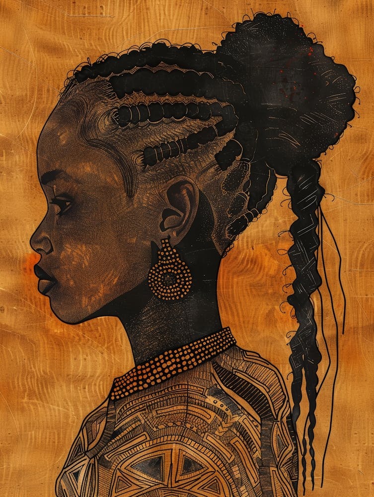 Afrikanisches Mädchen 8