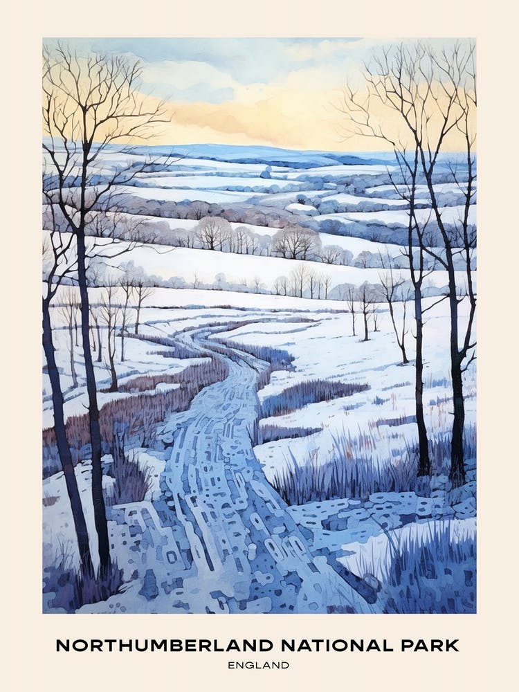 Northumberland National Park England 3 Poster