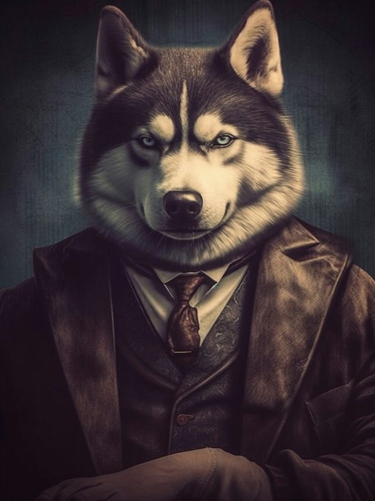 Gangster Dog Siberian Husky 2