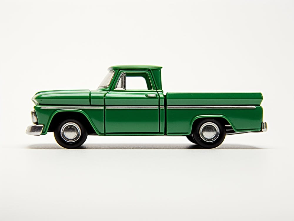 Toy Car 62 Chevy Pickup Green