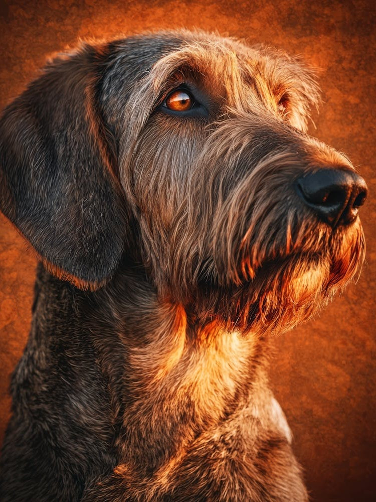 Portrait Of A Dog. Generated AI. 7