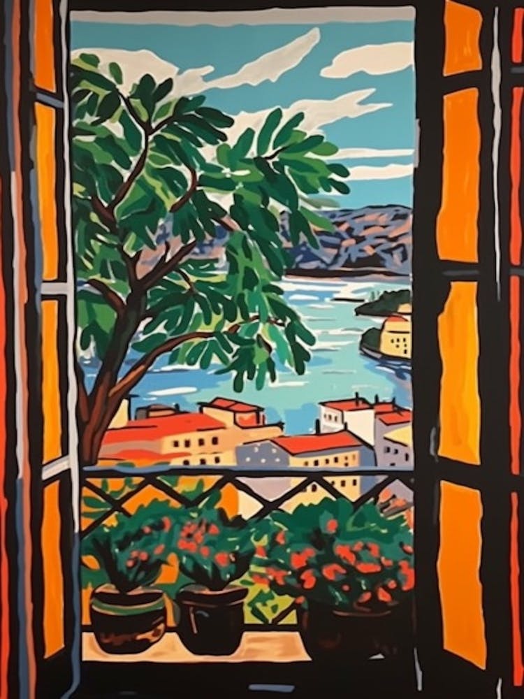 Fenster Stockholm Sweden Im Stil von Matisse 2