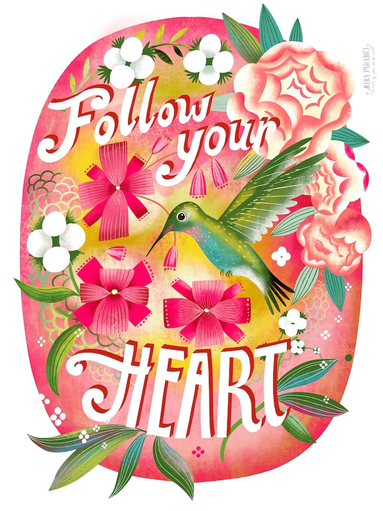 Follow Your Heart Hummingbird