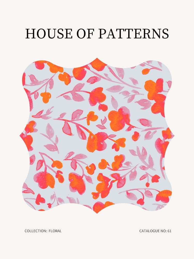 Floral Pattern Poster 61