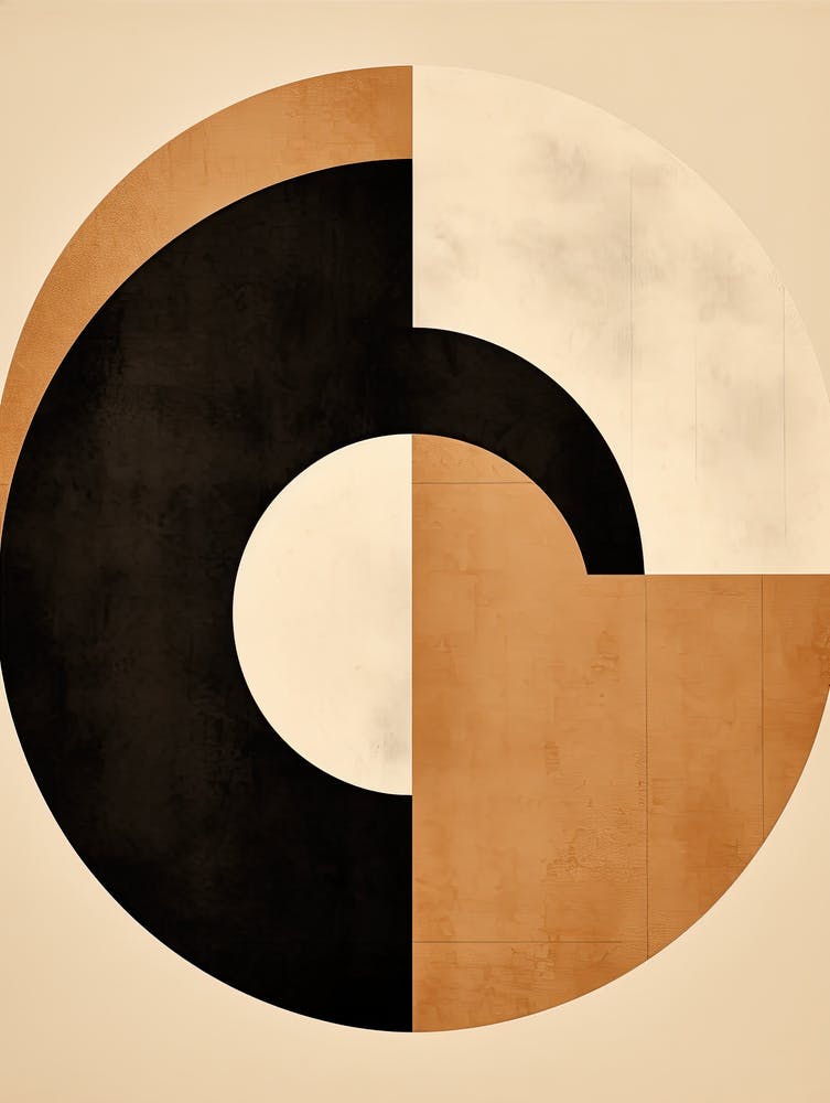 Bauhaus Berceuse : Fantaisie de Cercles Beiges