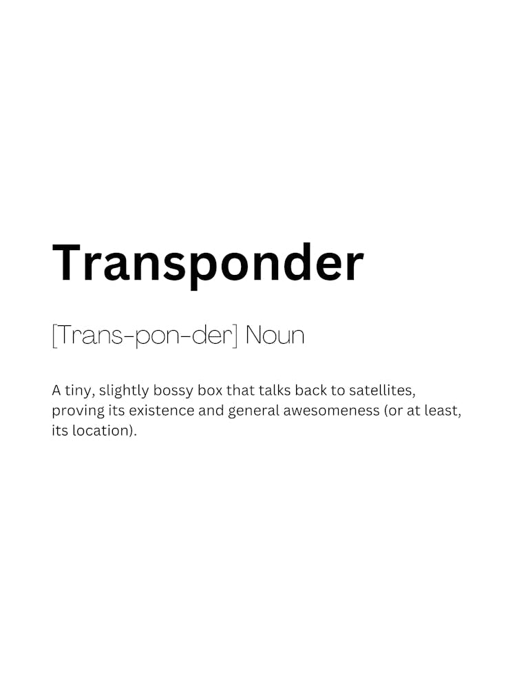 Transponder Definition Meaning