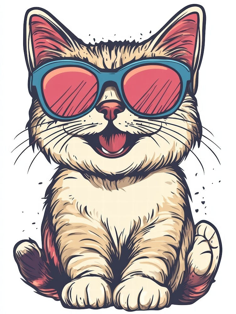 Cat In Sunglasses 1
