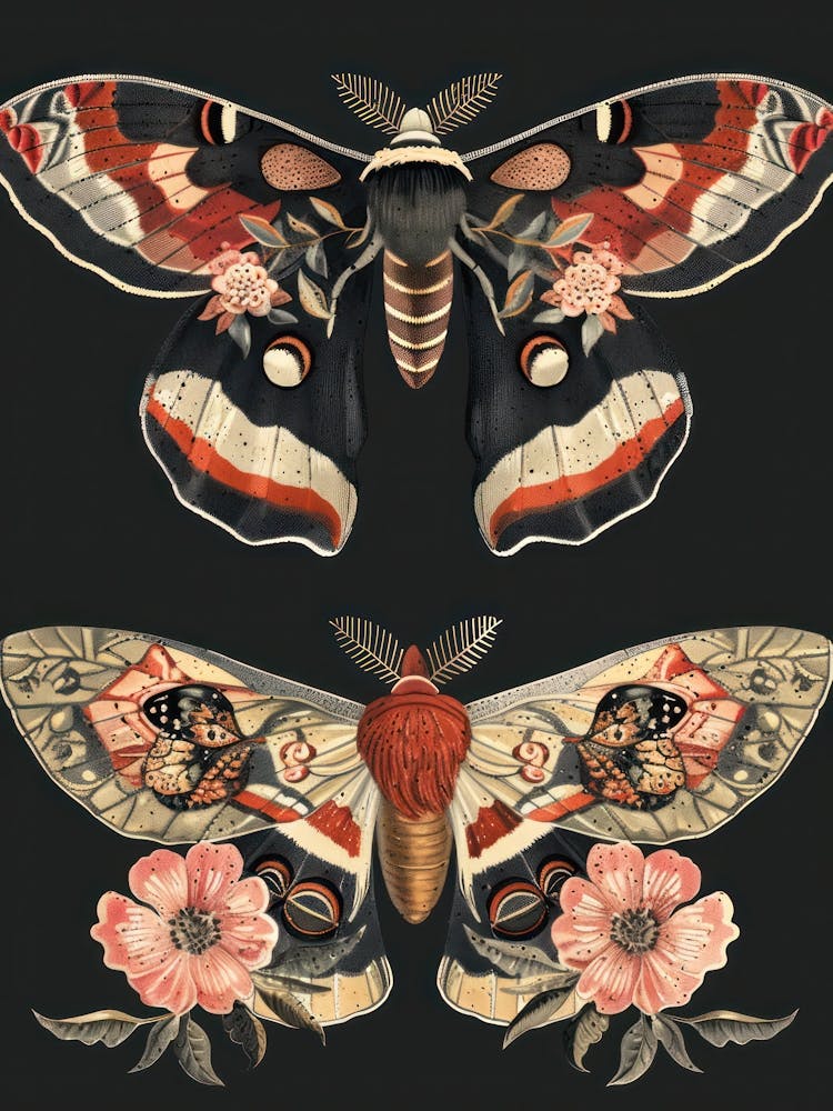 Schmetterlings-Nacht-Symphonie William Morris Stil 5