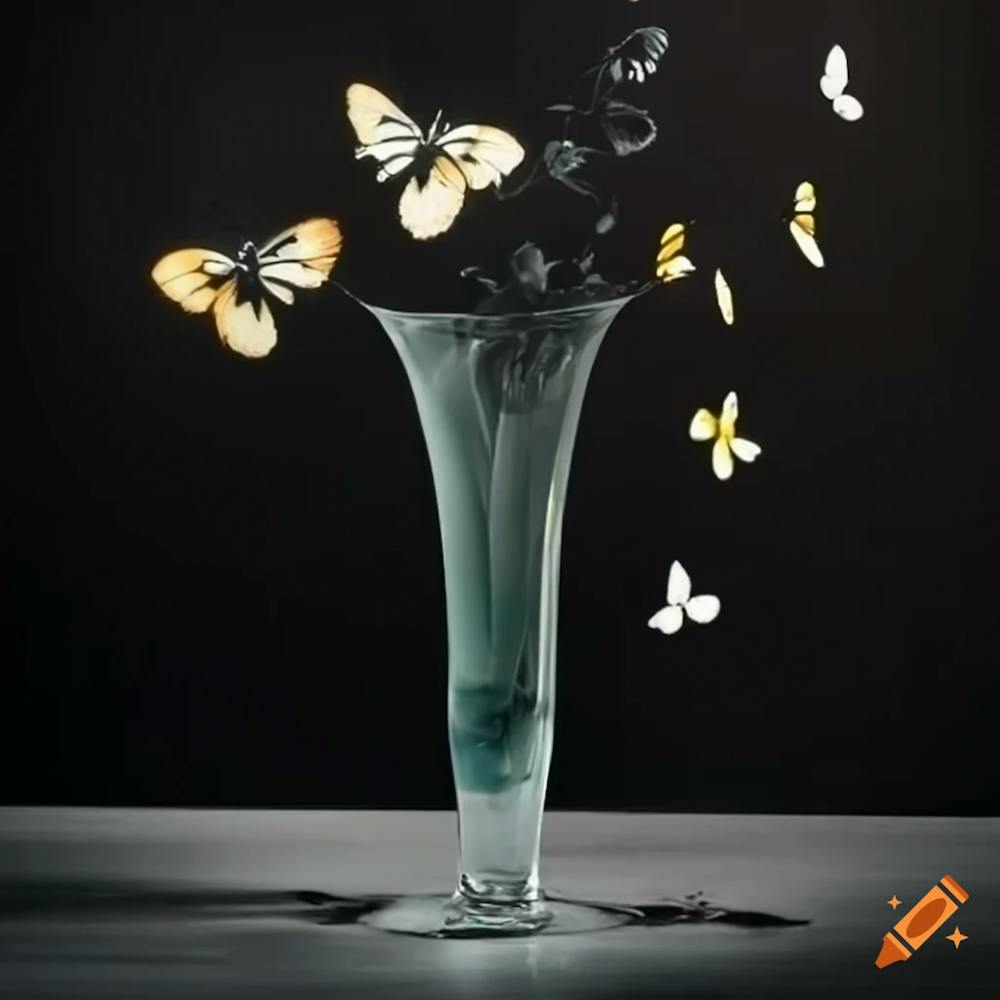 Butterflies In A Vase