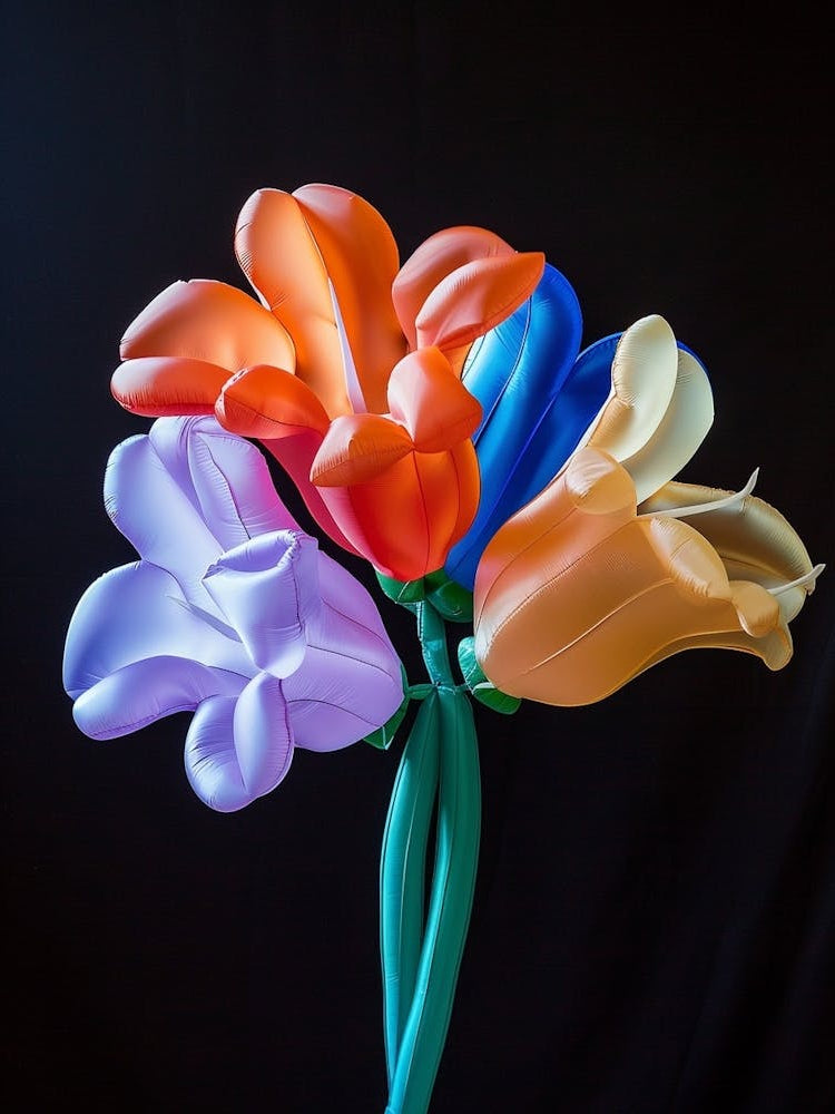 Bright Inflatable Flowers Coral Bells 3