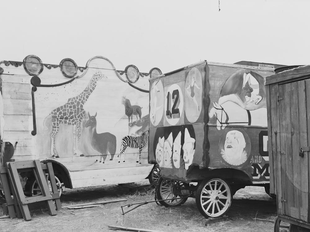 Circus Wagons Made By Mr, Whitmarsh Alger I E Archer , Montana By Russell Lee 1