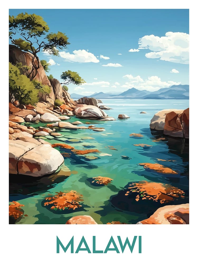 Reiseplakat Malawi 1