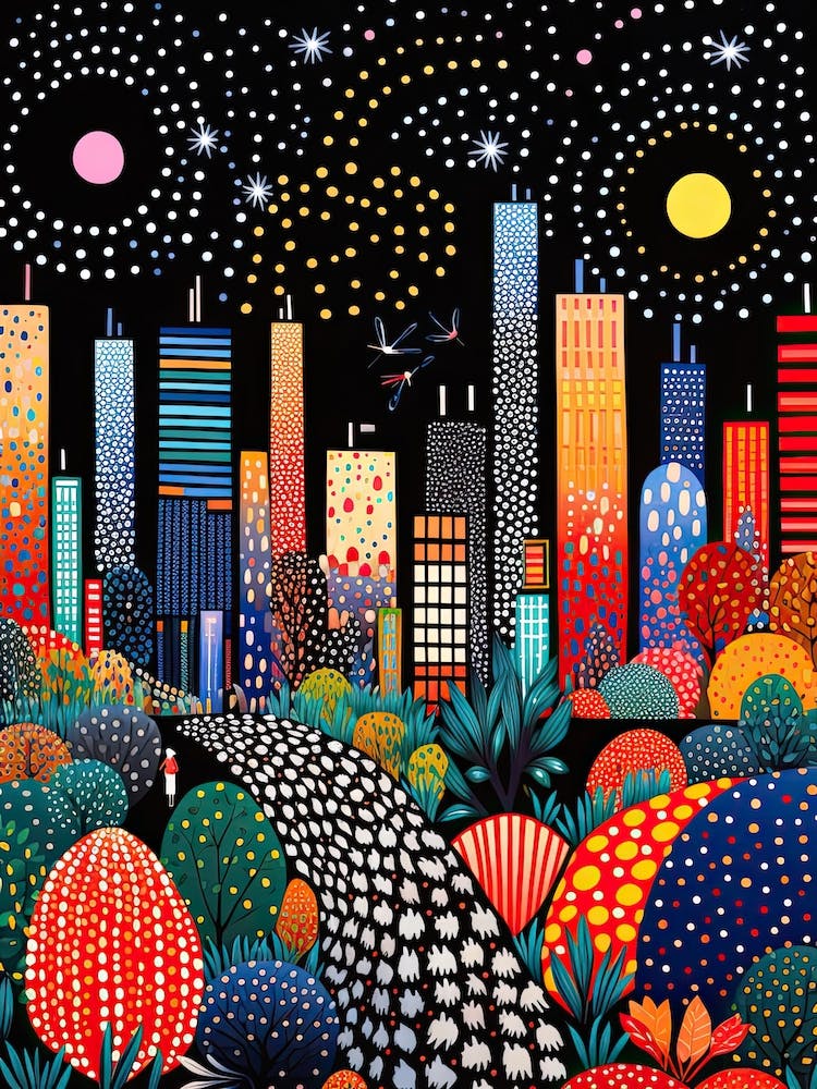 Bangkok, Illustration In The Style Of Pop Art 2