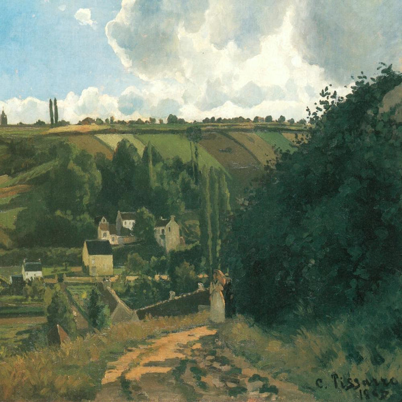 Camille Pissarro La Côte Du Jallais Pontoise 1867