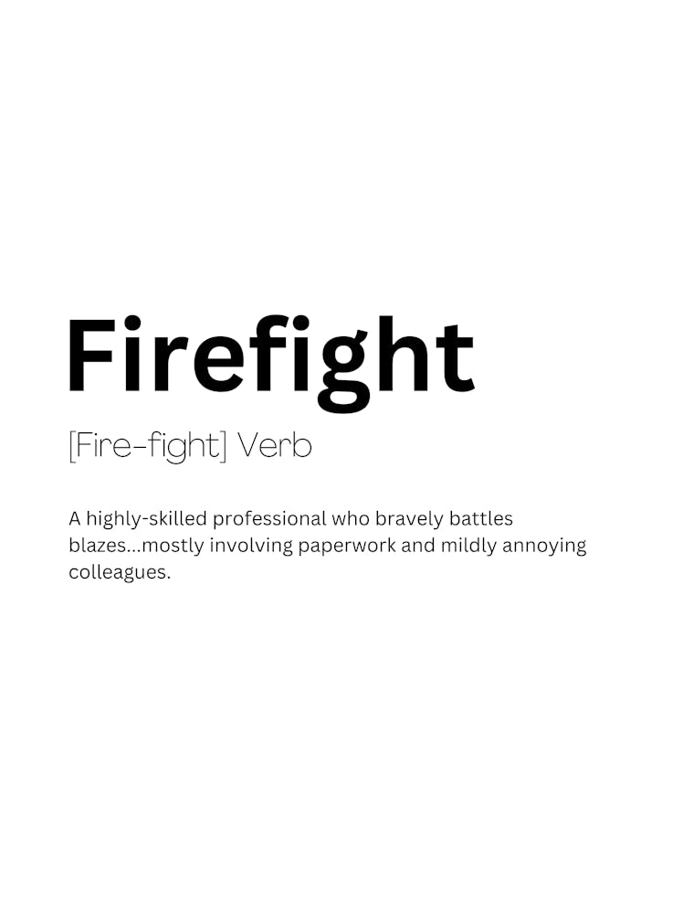 Firefight Definition Meaning