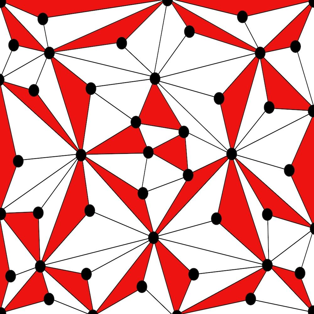 Abstract Red And Black Pattern