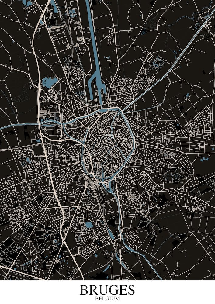 Bruges Black Blue