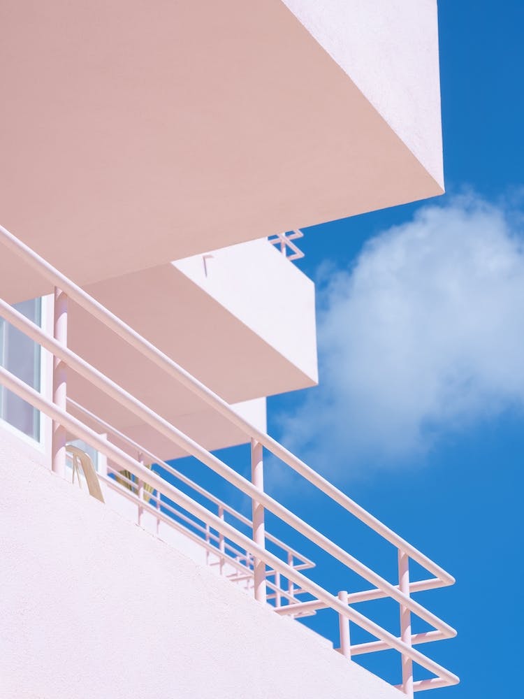 Pink Balcony  Aesthetic Architecture