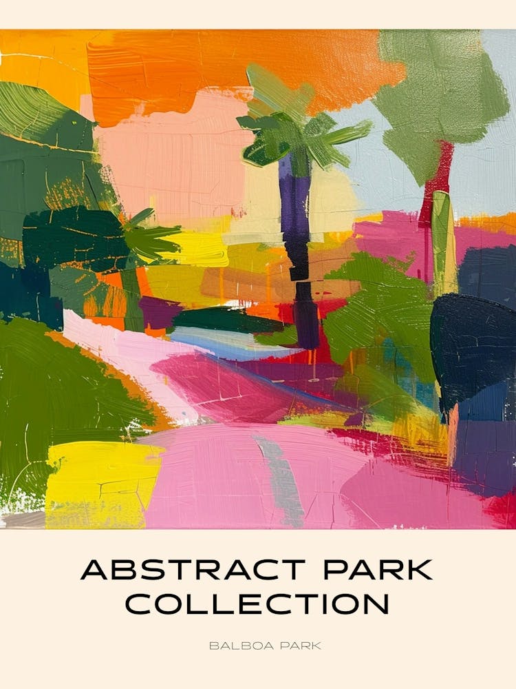 Collection Parc Abstrait - Poster Balboa Park San Diego 3