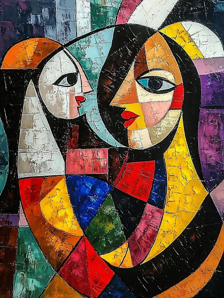 Face Abstract Painting