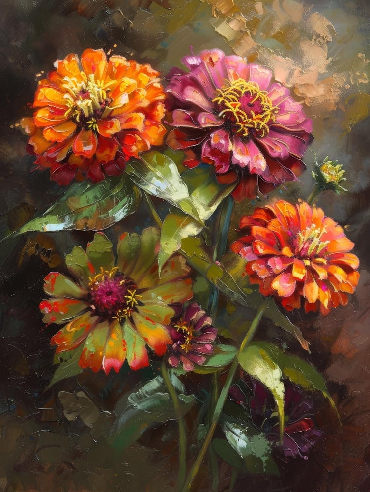 Zinnias 3