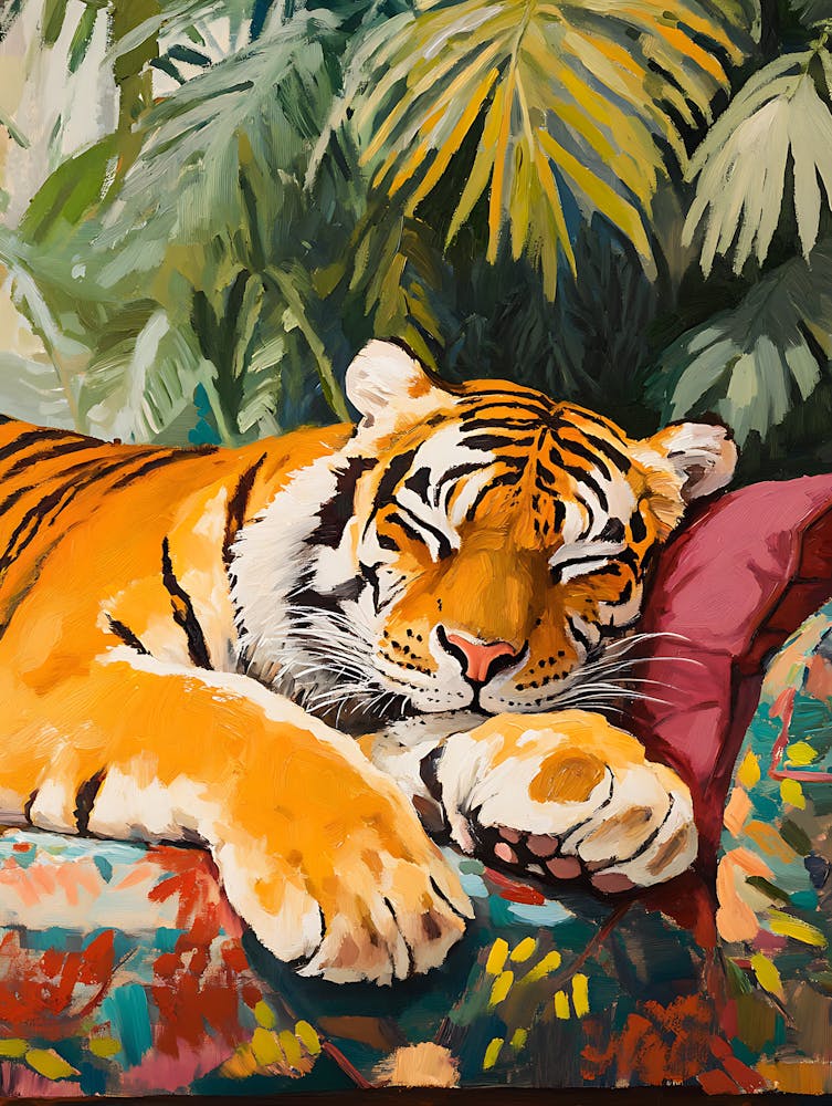 Tiger Sleeping