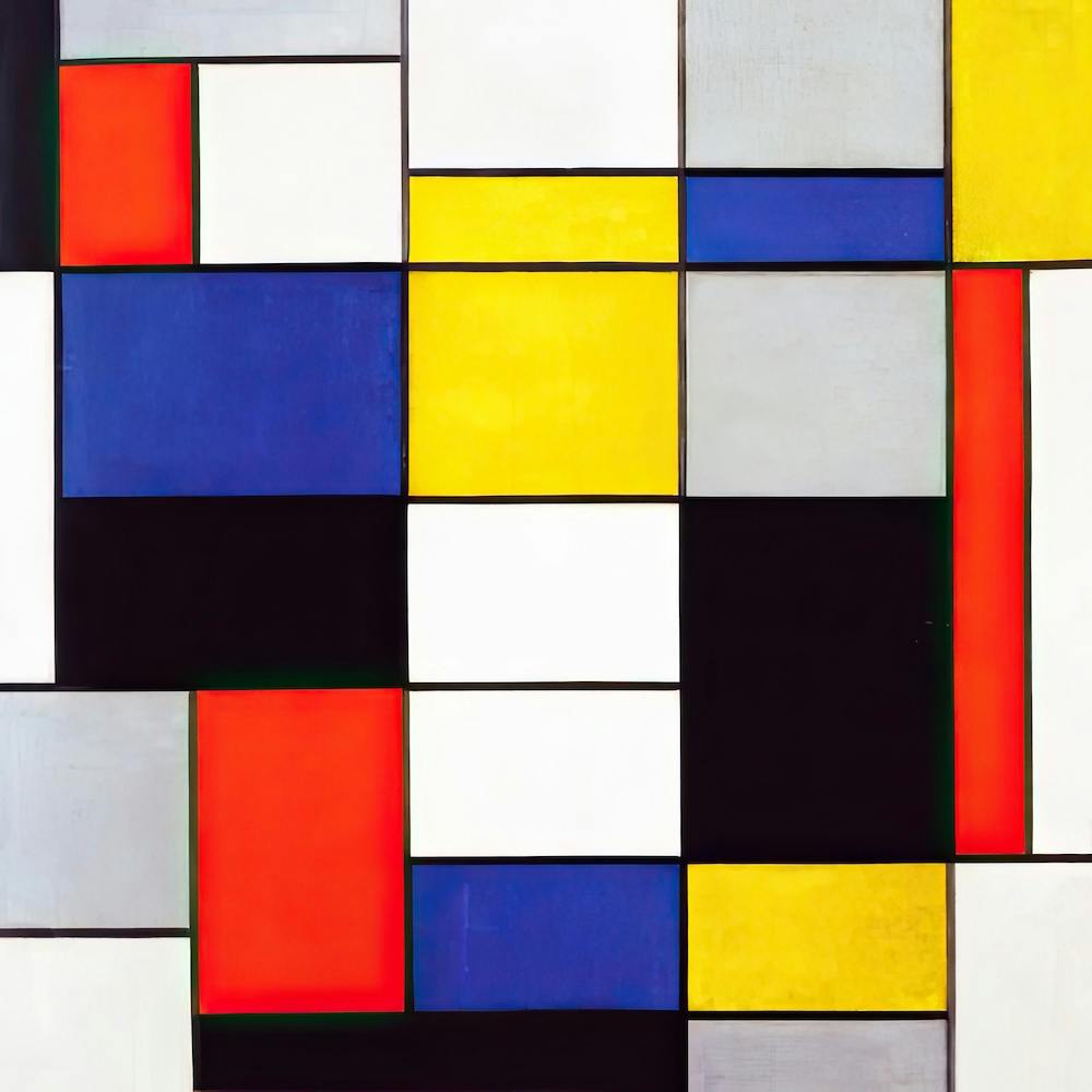 Composition A, Piet Mondrian