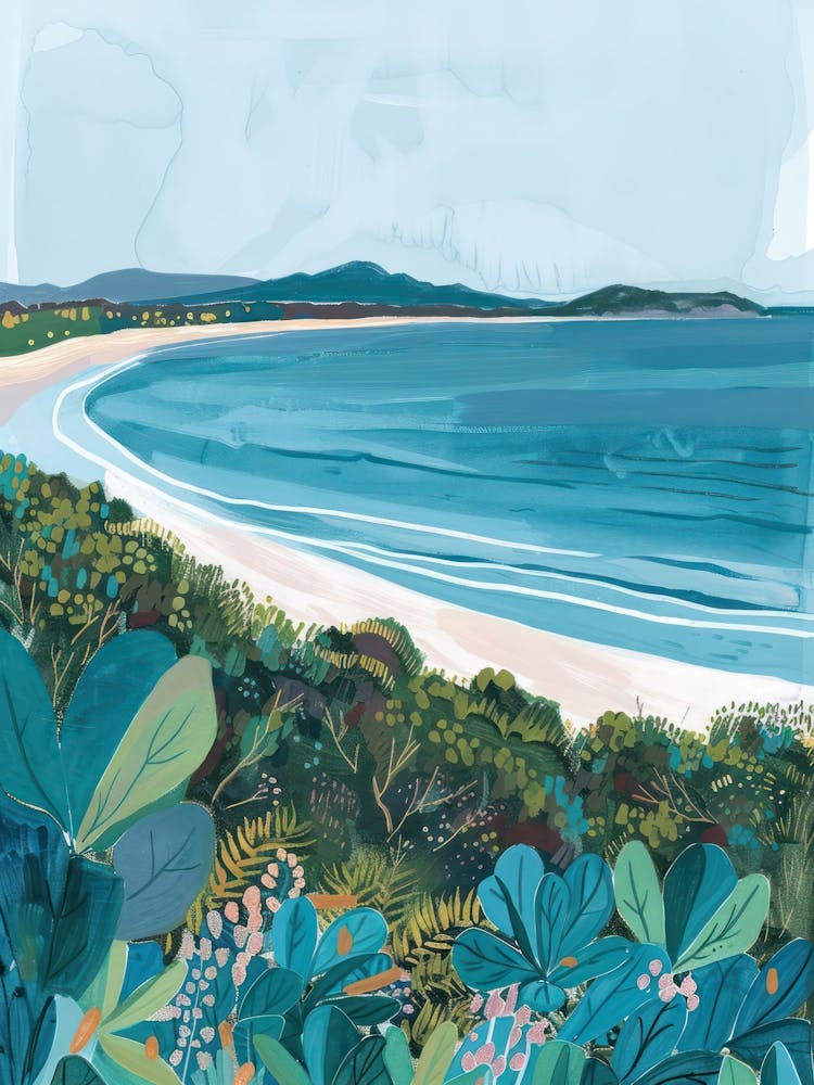 Travel Poster Happy Places Byron Bay 3