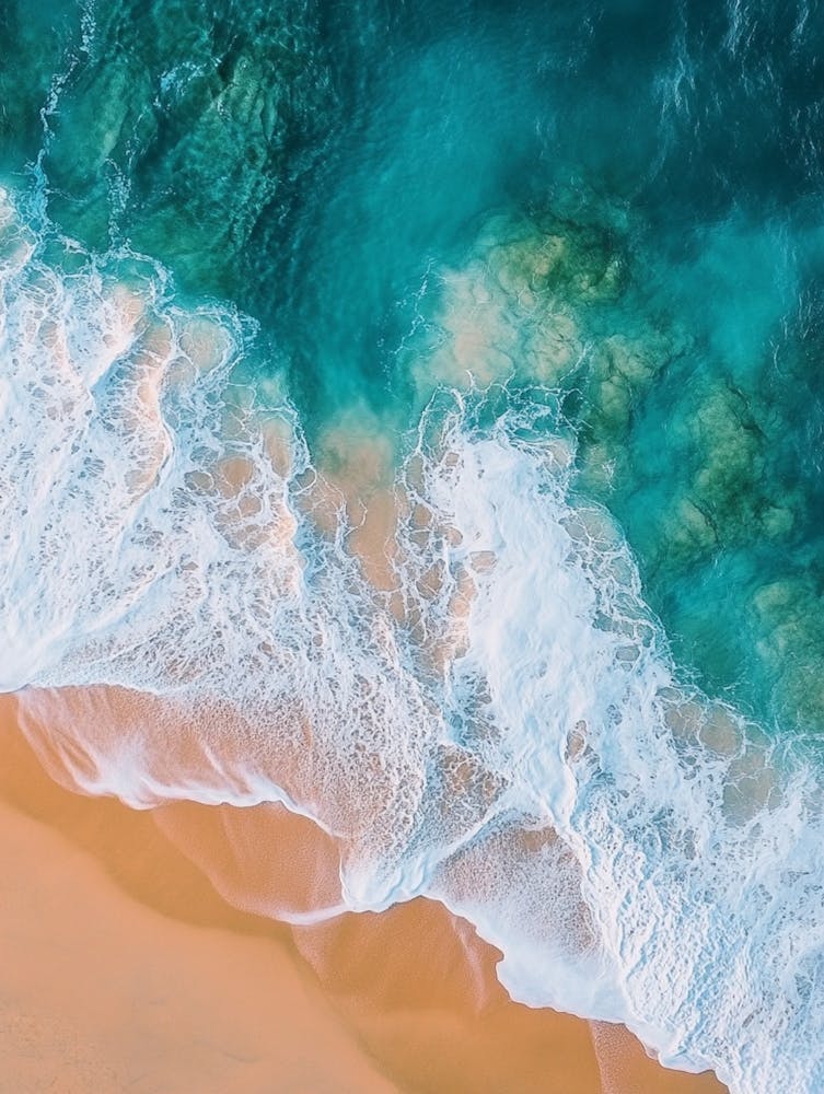 Aerial View Of A Beach 99