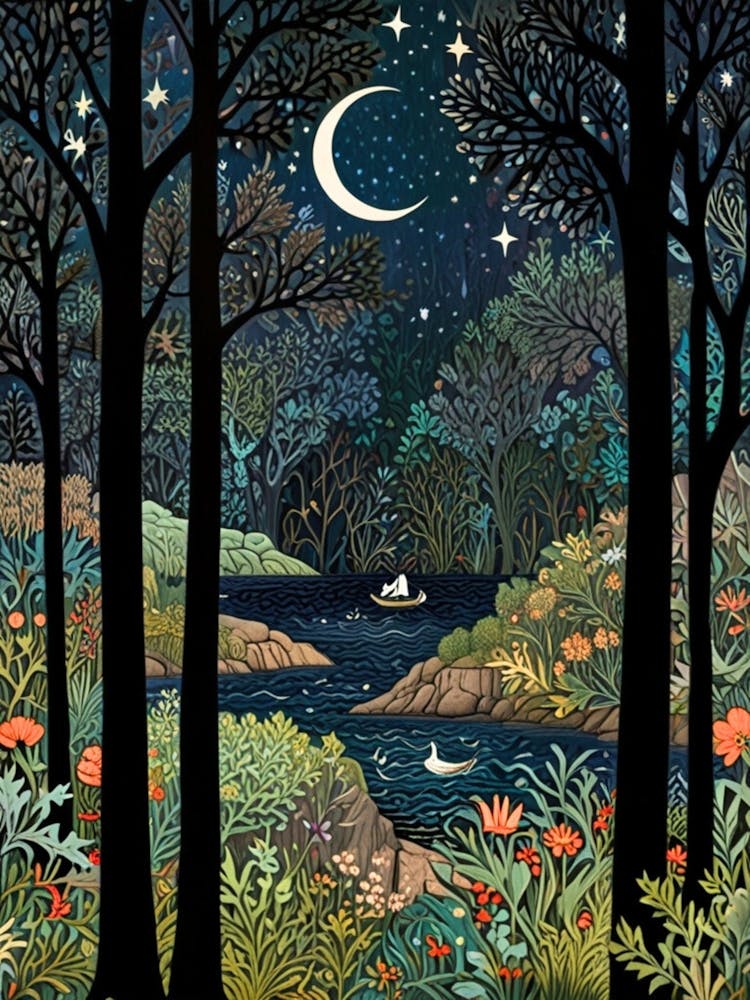 William Morris Night In The Woods 38